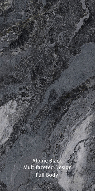 Moderne Black Stone Look 900X1800mm vloertegels voor binnen en buiten