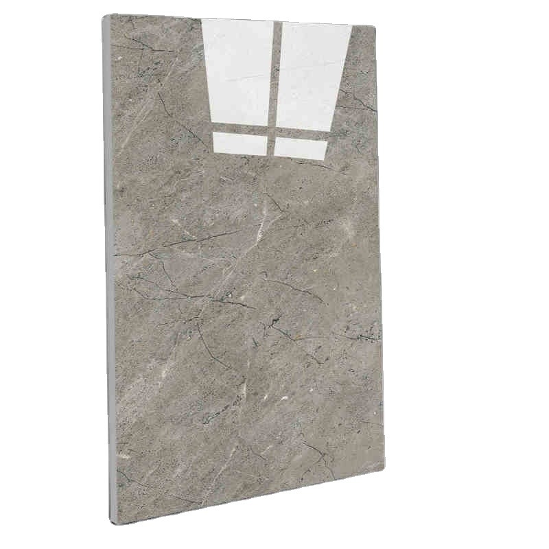 600 X 1200 MM Grijze Vintage Textured Stone Imitatie oppervlak Moderne badkamer tegels