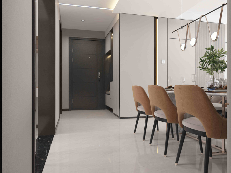Moderne glanzende marmeren tegels 600x1200 mm niet-glijde porseleinen wand- en vloertegels