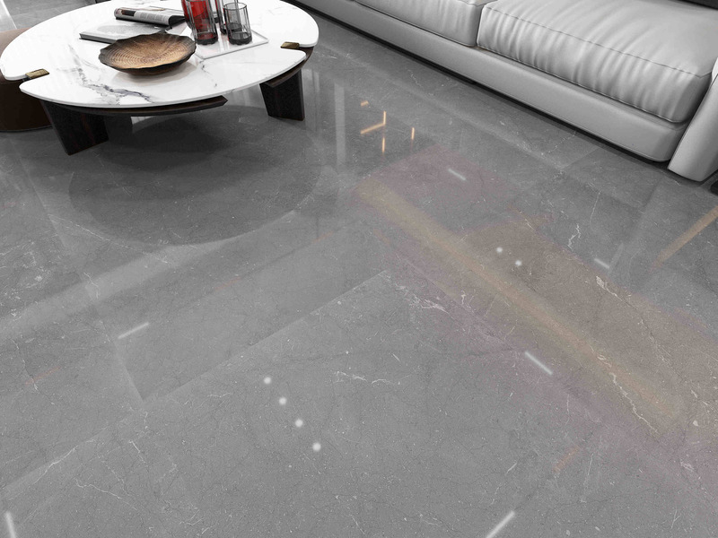 Slank / glanzend 750x1500mm marmeren porseleinen tegels voor moderne badkamervloeren